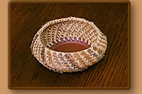 Pine Needle Bundle Baskets