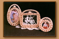 Pine Needle Picture Frames