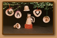Pine Needle Christmas Tree Ornaments