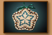 Pine Needle Star Ornament